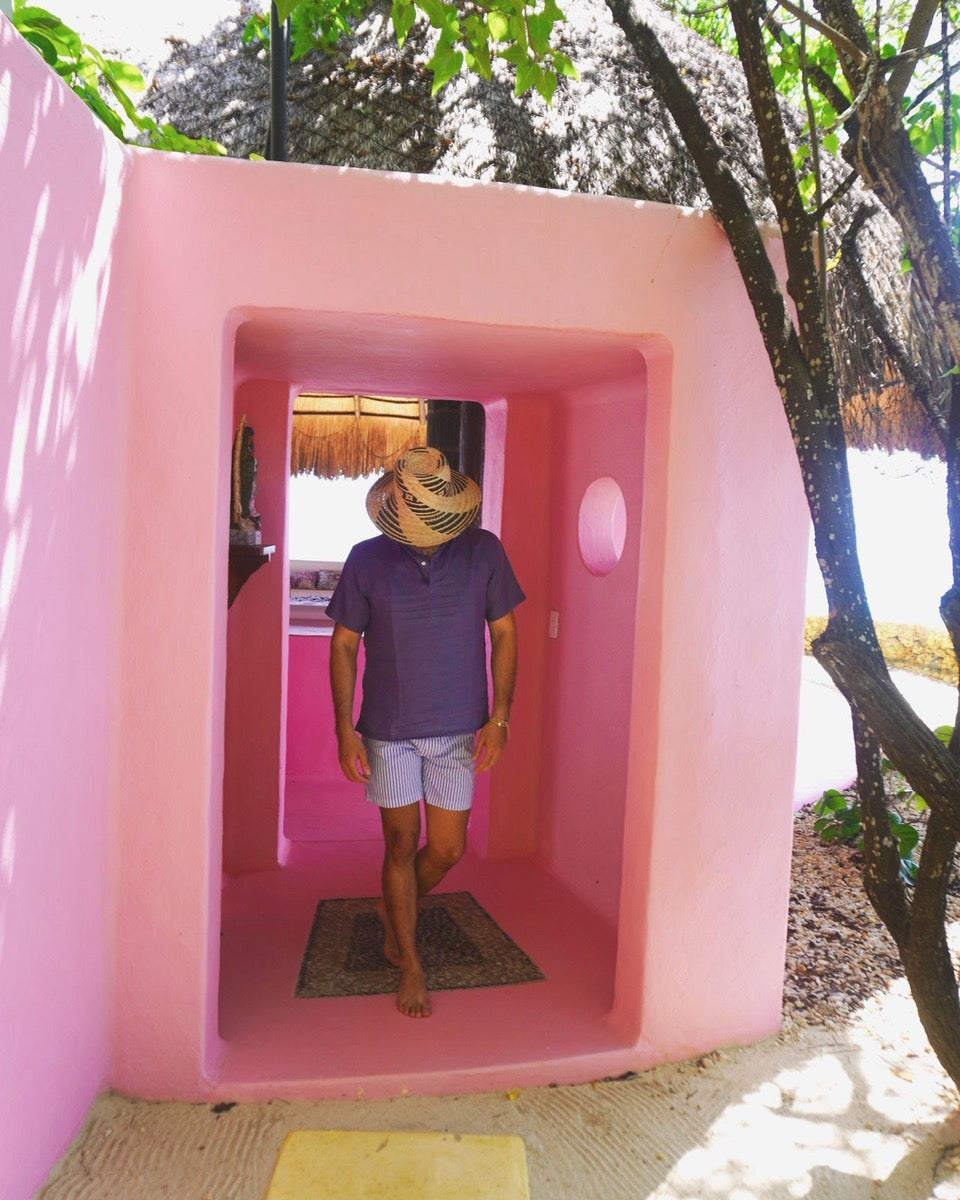 Tashe | Deep Plum Polo T-Shirt