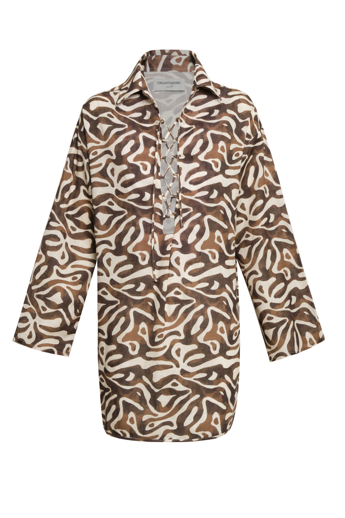 Encantadore | Valentina Brown Domus Shirt