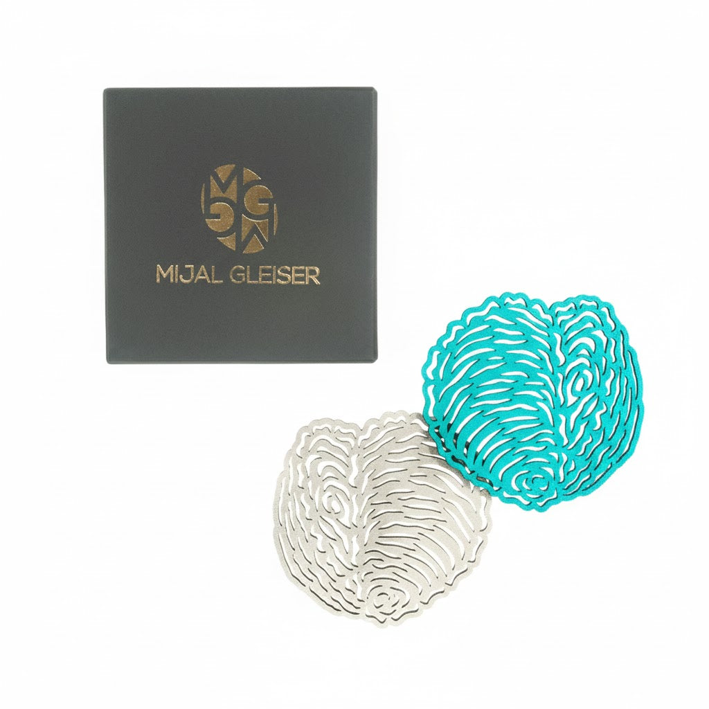 Mijal Gleiser | Pearl Double-Sided Cup Holder Set x4